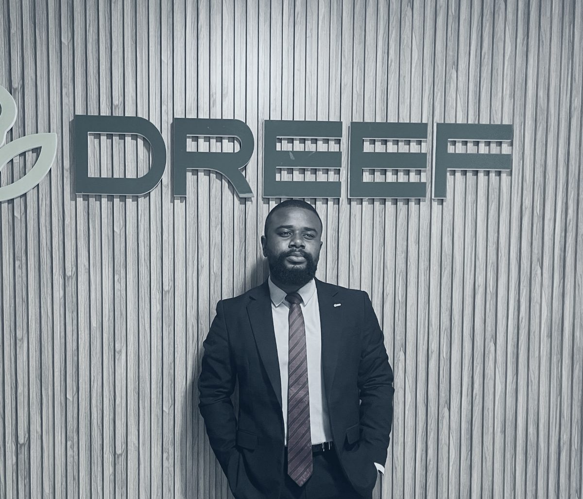 Oluwasanu Temitope Emmanuel at the offices of DREEF
